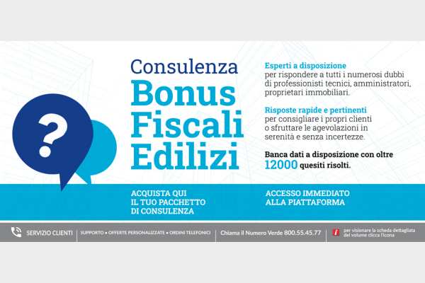 Consulenza Bonus Fiscali Edilizi - 3 QUESITI